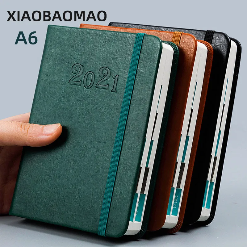 

202 Sheets A6 Mini Pocket Notebook Journals Monthly Weekly Daily Planner Study Work To Do Memo Pads Agenda Stationery