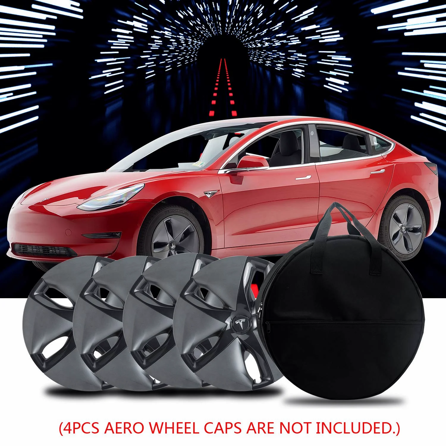 Крышка колеса Tesla Model 3 18-дюймовая крышка Aero Hubcap модель Y 19 чехол для