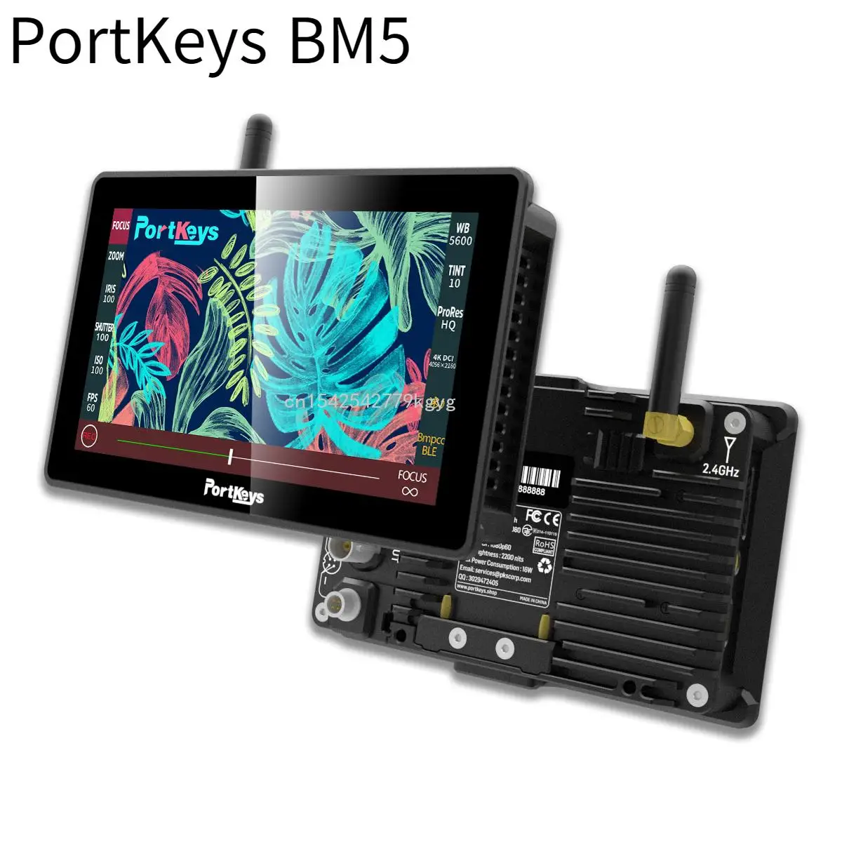 

PortKeys BM5 WR 2200Nit SDI/HDMI Audio Monitor Camera Studio Monitors Portable On-camera Feelworld 4k Support Dslr Field Screen