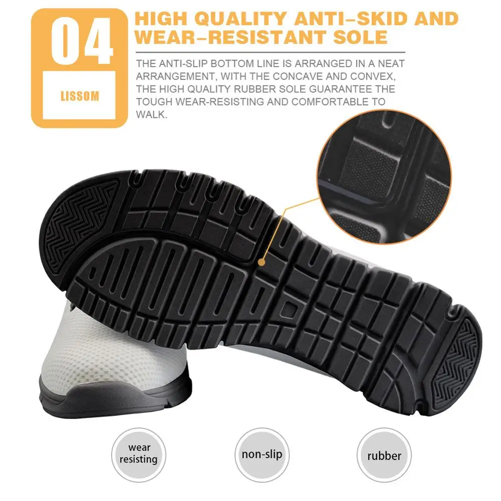 

FORUDESIGNS White Marble Printed Flats Sneakers for Man Casual Spring/Autumn Lace Up Shoes Brand Design Breathable Walking Shoes