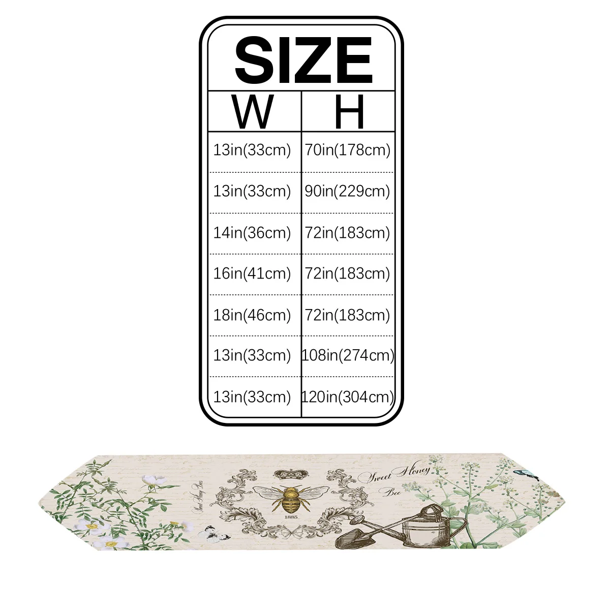 В стиле ретро пчелы бабочки настольная дорожка с цветами покрытие стола для дома