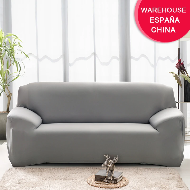

Elastic Plain Solid Sofa Cover Stretch Tight Wrap All-inclusive Sofa Cover for Living Room funda sofa Couch Cover ArmChair Cover