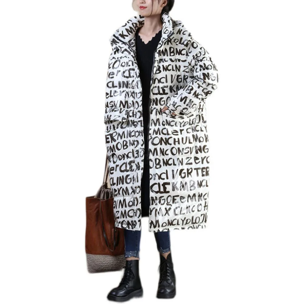 Зимняя одежда теплая зимняя пуховая куртка для женщин новинка 2021 модное длинное