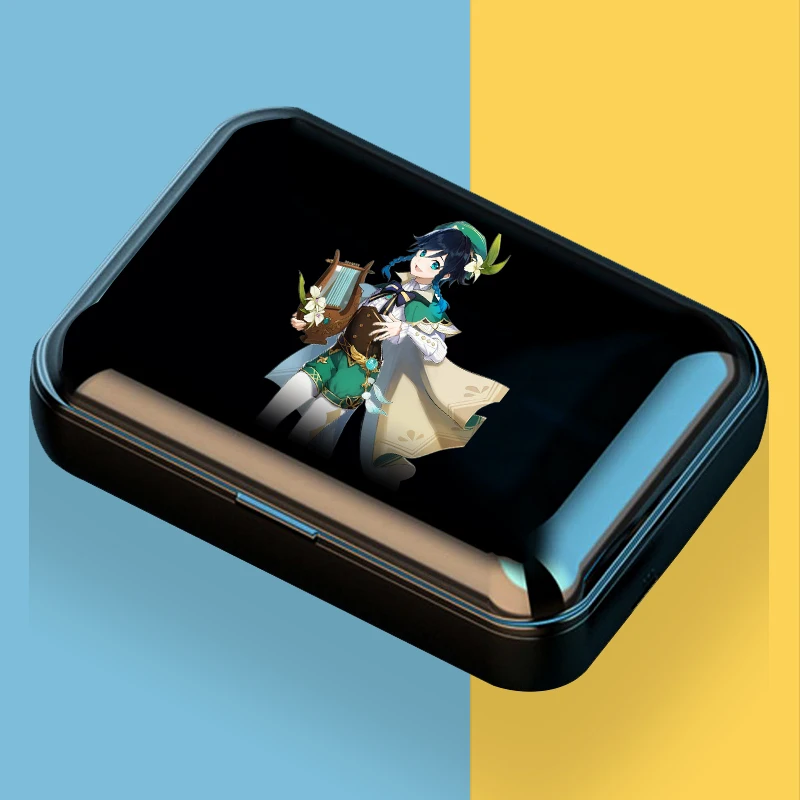 Bluetooth-наушники Genshin Impact ZhongLi Xiao Klee Venti Keqing Barbara Mona Razor косплей для Android беспроводные