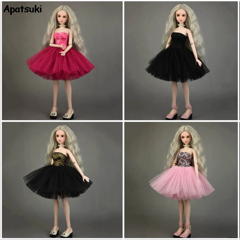 

4pcs/lot Ballet Dress Wedding Dresses for 40-50cm XINYI Doll 1:4 Doll Accessories Kid Gown Outfits Clothes for 1/4 BJD Dollhouse