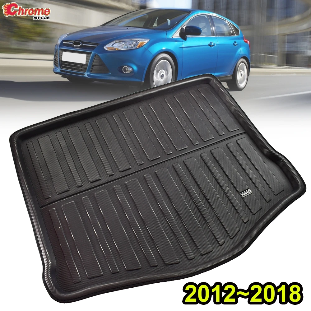 

Car Accessories For Ford Focus 3 MK3 Hatchback 2012 2013 2014 2015 2016 2017 2018 Rear Trunk Boot Mat Cargo Liner Floor Carpet