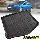 Автомобильные аксессуары для Ford Focus 3 MK3 хэтчбек 2012 2013 2014 2015 2016 2017 2018 коврик для багажника заднего багажника подкладка для груза напольный ковер