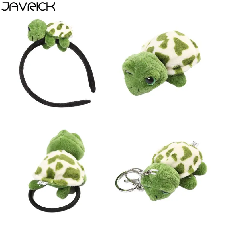 Милый мультяшный плюшевый черепаха черепахи повязка на голову для волос заколка