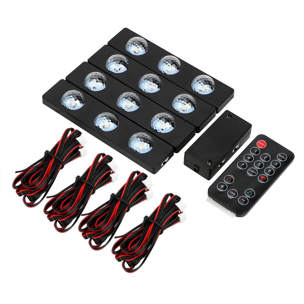 Цветная (RGB) музыкальным ритмом Автоматическая интерьерная лампа контроллер