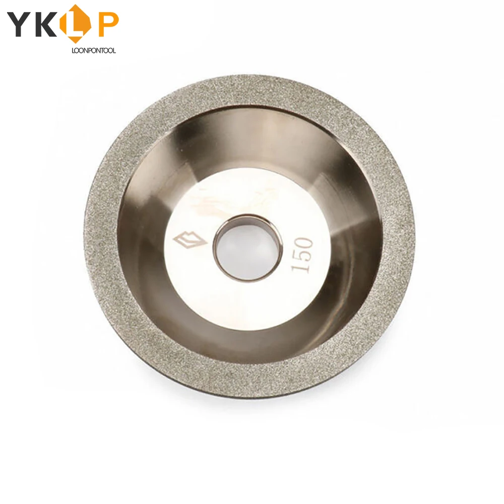 

4 "покрытие алмазное шлифовальное колесо чашка для вольфрамовой стали Фрезерный резак инструмент точилка шлифовальный станок аксессуары различные 1 шт. 100-600 #