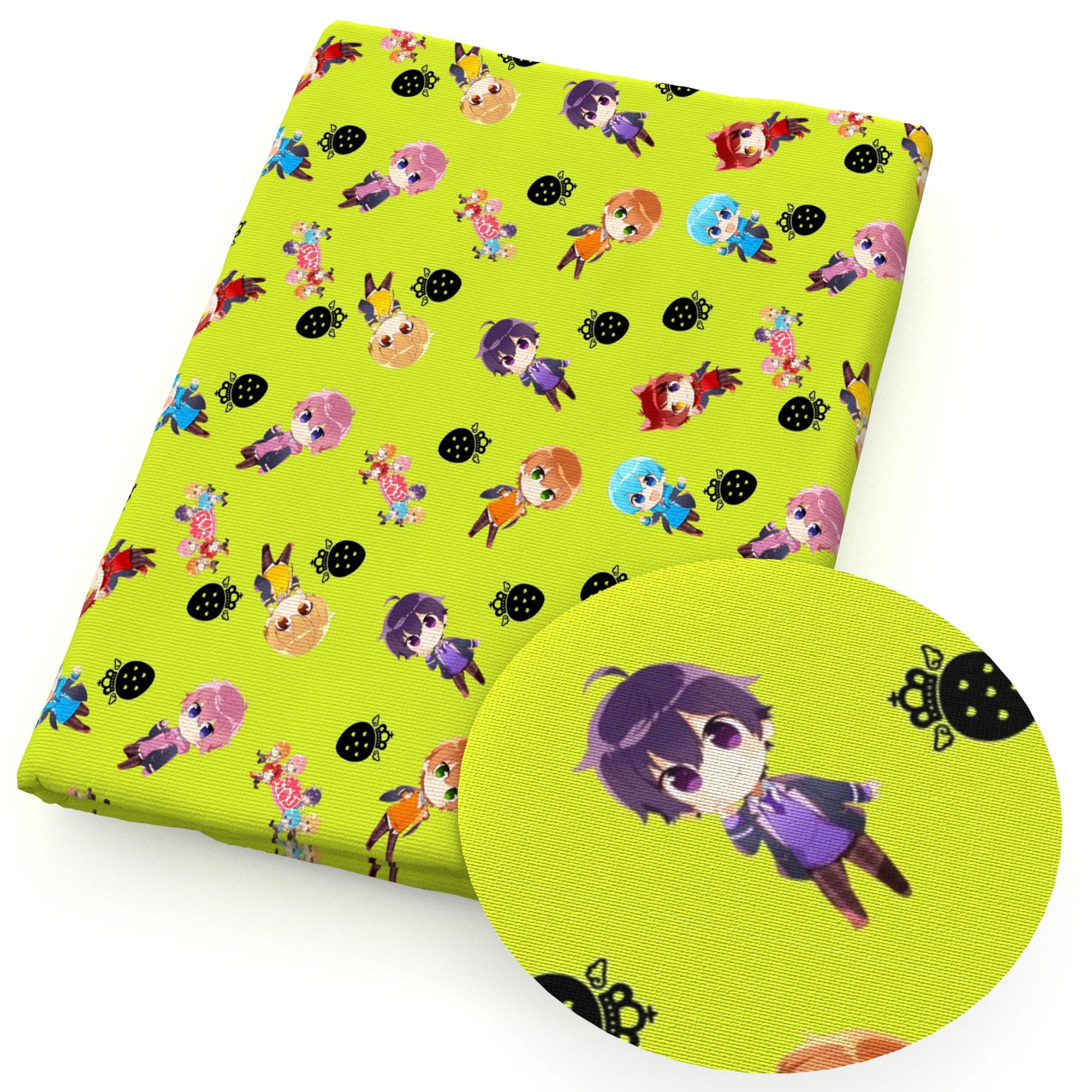 50*145 см ткань из полиэстера и хлопка японская с аниме принтом для шитья рукоделия