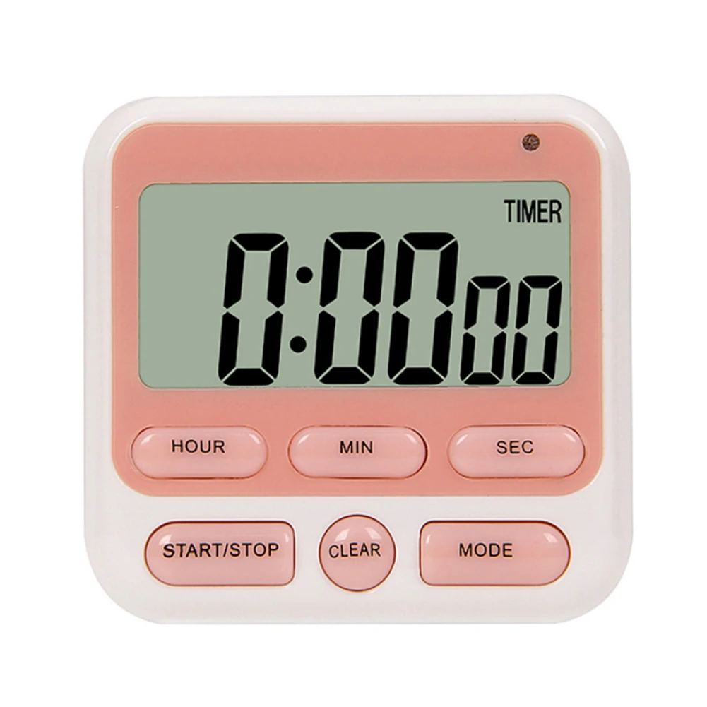 

Mini Sleep Stopwatch Kitchen Magnetic Digital Display Timer Count Up Countdown Digits Alarm for Cooking Baking Sports