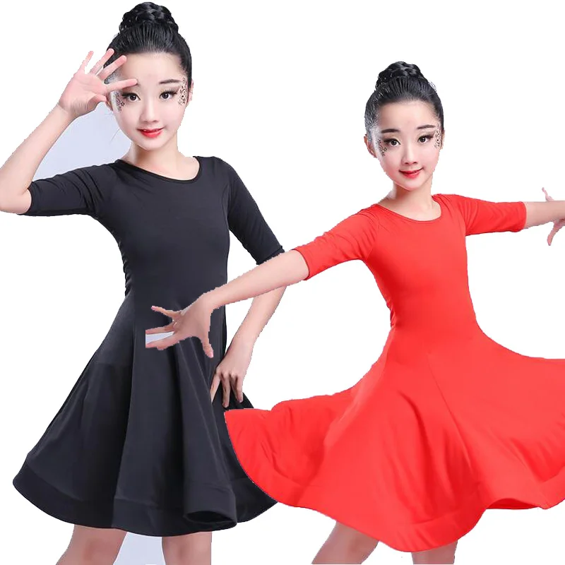 

Girls Carnival Jazz dancewear costume Kids Modern Latin Ballroom Party Dancing Dress Child Dancing dress wear clothes For Girls