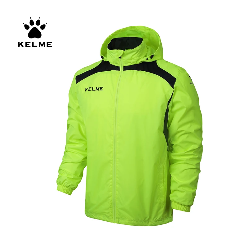 

KELME Sports Kids Soccer Jersey Jacke Outdoor Sport Running Jacket Training Exercise Jacket Windproof Clothing coat K15S607-1