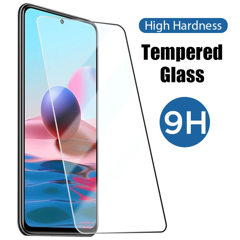 2IN1 Tempered Glass for Xiaomi Redmi Note 10 10S 9 9S 9T 8 8T 7 6 Pro Max 5G 4G S2 9H Screen Protector Soft Camera Lens Films