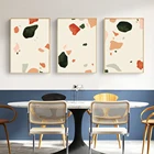 Абстрактный геометрический холст, красочная настенная живопись, минималистские принты, скандинавский плакат, картина в стиле бохо, современное оформление комнаты
