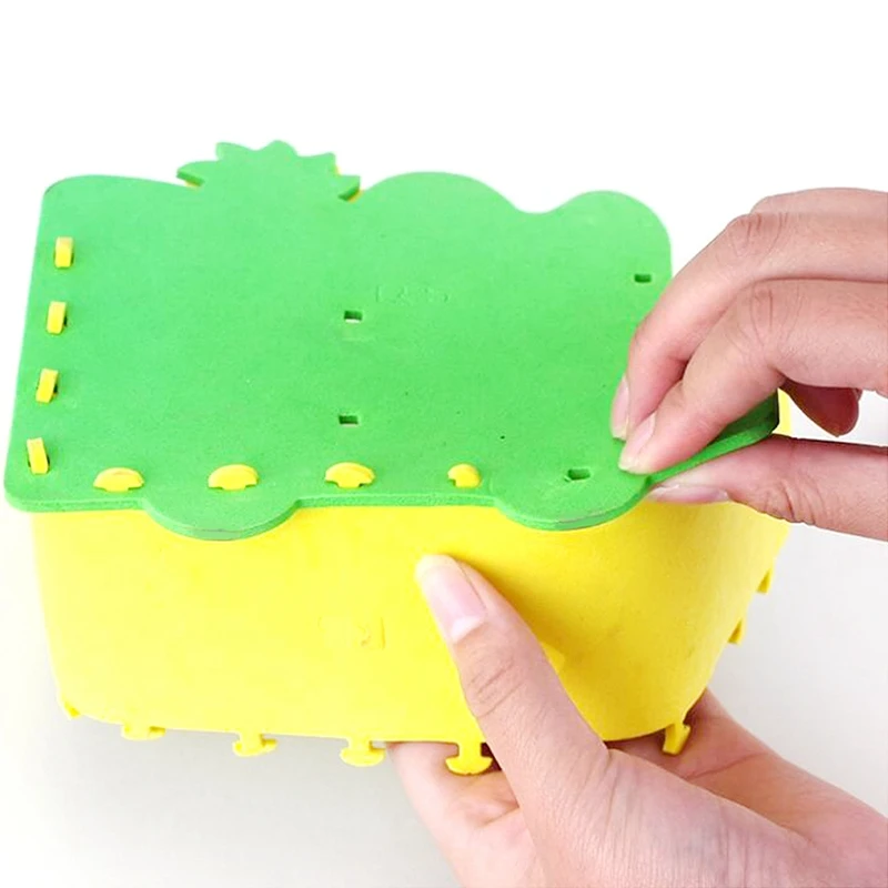 12 комплектов детские игрушки ручная работа Мультяшные животные кисти горшок