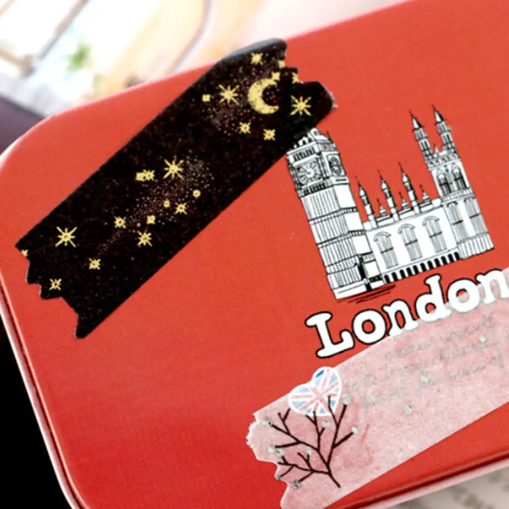 

15mm 5m 1 PC Christmas Decorative Tape DIY decoration scrapbooking planner masking tape washi tape adhesive tape stationery