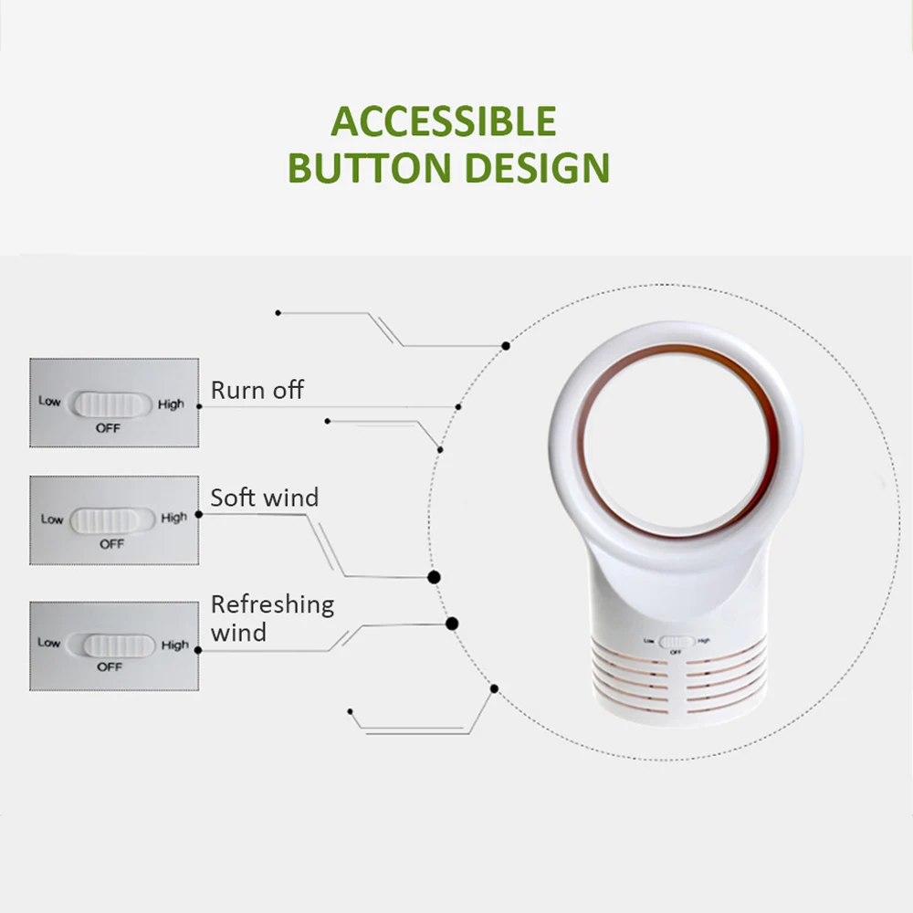 Летний кулер портативный вентилятор ручной USB перезаряжаемый Мини Складной для