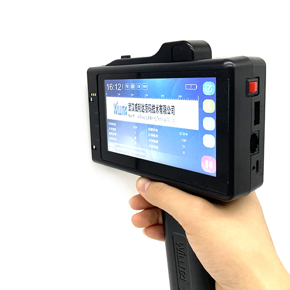 Сенсорный струйный портативный 450G легкий ручной принтер для логотипа/даты