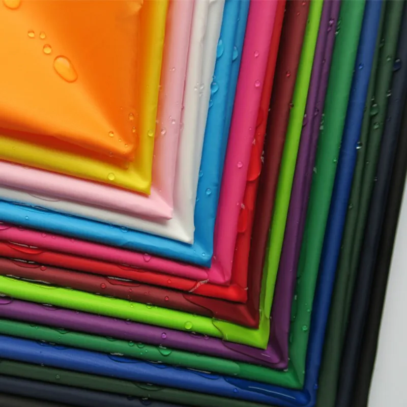 

Wide 59" Thin 210T Polyester Taffeta PU Waterproof Fabric Urine Pad Shower Curtain Umbrella Children's Apron Material