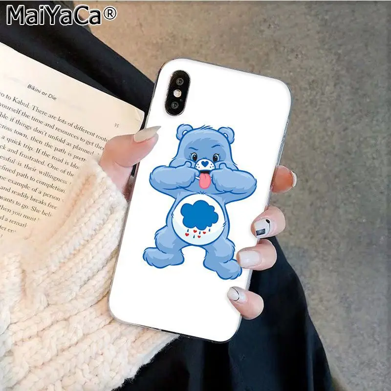 MaiYaCa стильная футболка с изображением персонажей видеоигр Care Bears Роскошный чехол для телефона Apple iphone 11 pro 8 7 66S Plus iphone X XS MAX 5S SE XR корпус под плетенную сумку