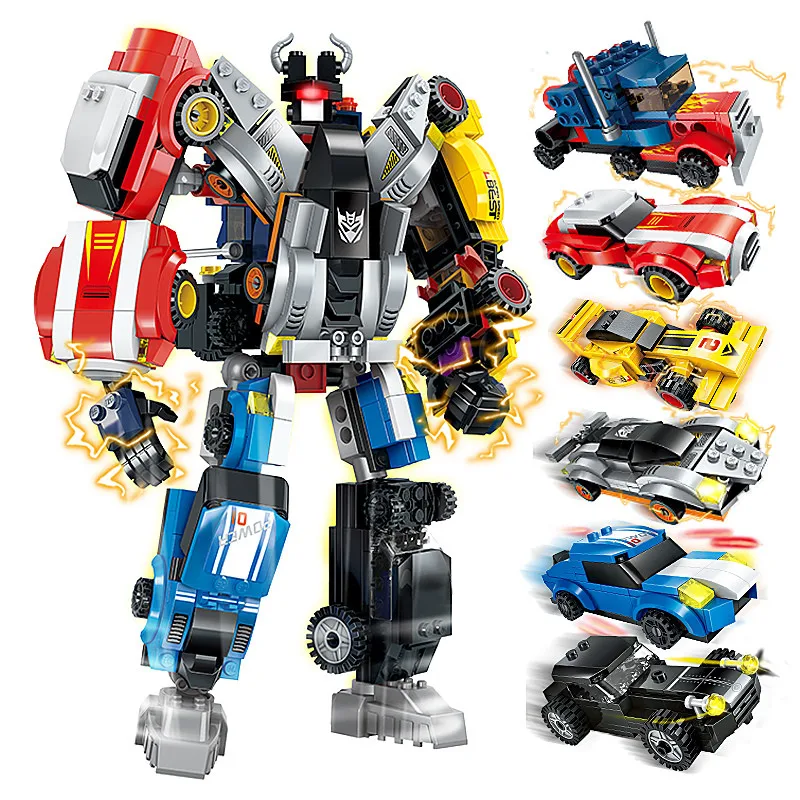 Крупный самолет аэробас 518 шт. Броня модульный робот игрушка Модель Brinquedos Wars