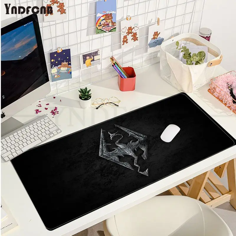 

YNDFCNB skyrim Simple Design Laptop Gaming Mice Mousepad Size for Deak Mat for overwatch/cs go/world of warcraft