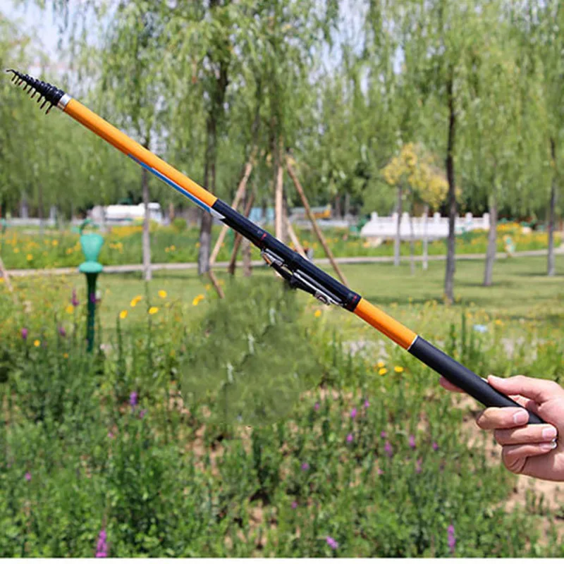 Рок Удочка портативная роторная 2 4 6 3 м Высокое качество углеродное волокно
