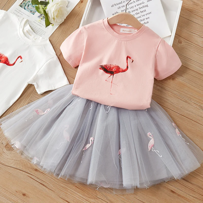 Bear Leader/Детский комплект 2020 г. новая брендовая одежда для девочек многослойное