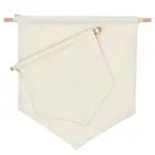Nordic Blank Cotton брошь, значок на булавке Держатель Подвесной Настенный баннер флаг украшение для комнаты стены Подвесные Подарки