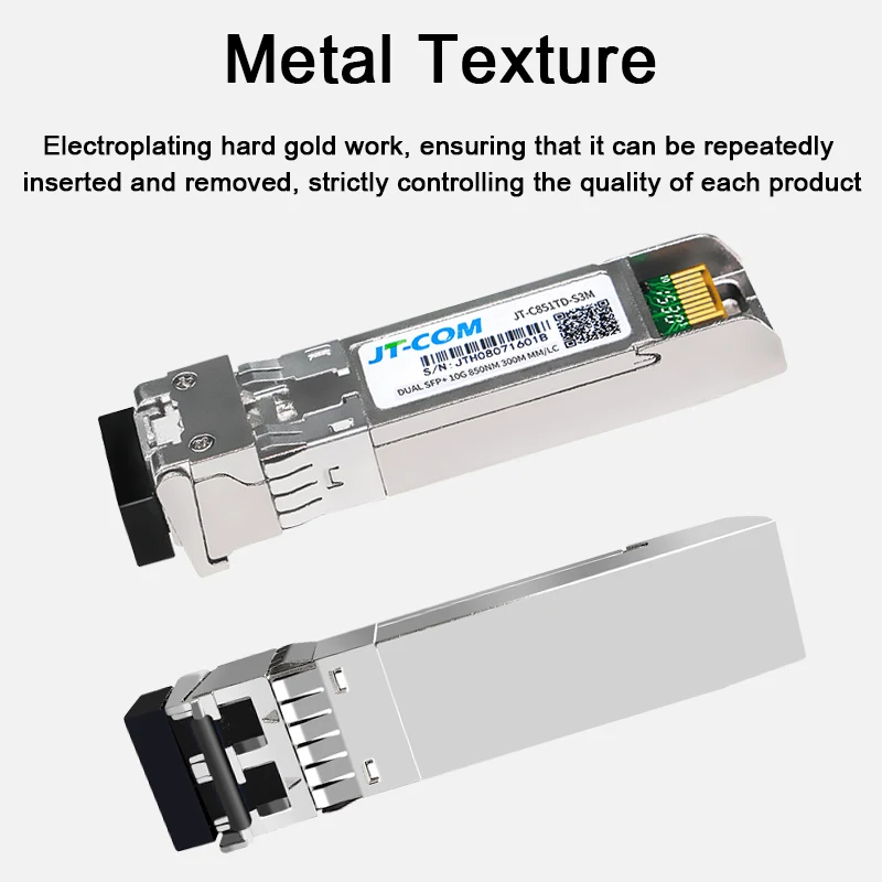 10G SFP + дуплексный модуль LC Multi Mode 850 нм 300 м Оптоволоконный коммутатор SR с