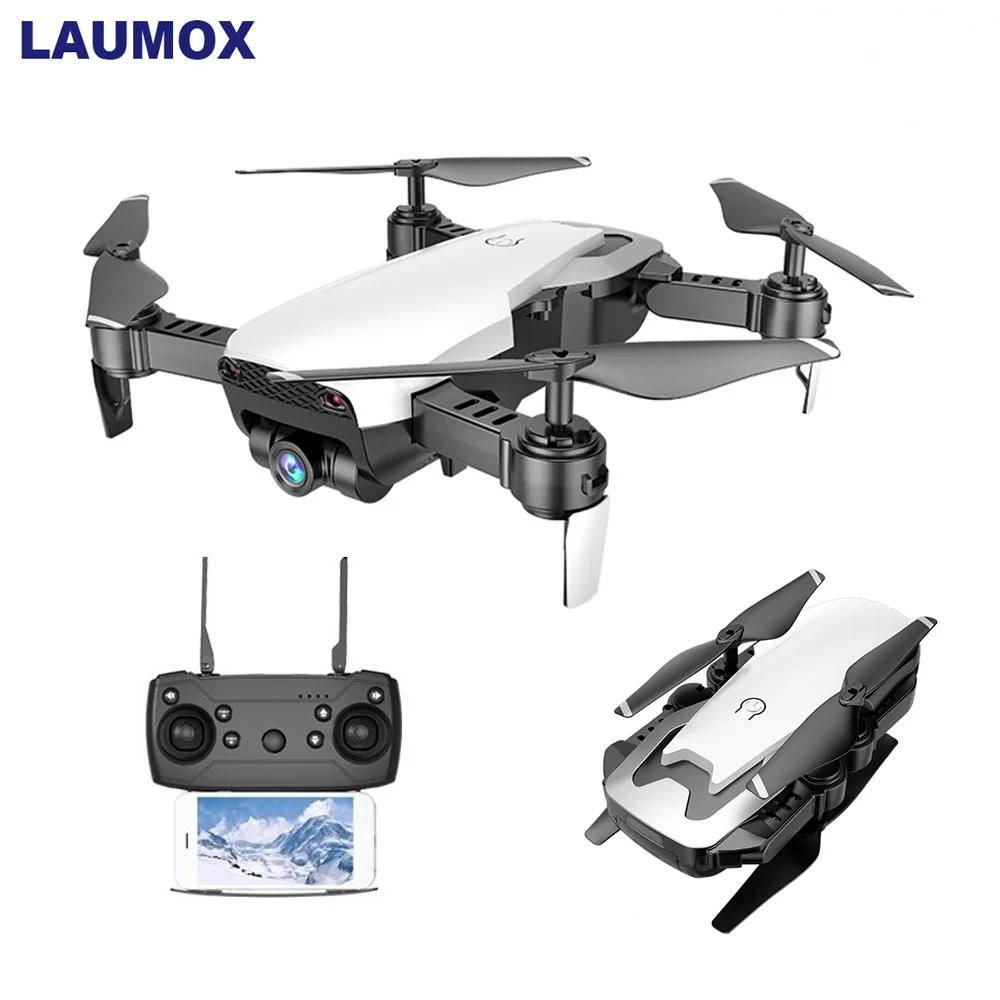 Радиоуправляемый Дрон LAUMOX M69G с широкоугольной HD камерой 4K Wi Fi FPV селфи оптический