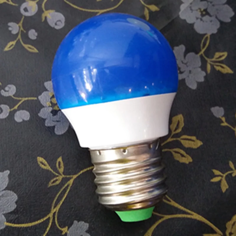 Цветной светодиодный светильник 3 Вт 220 В светодиодная лампочка точечный