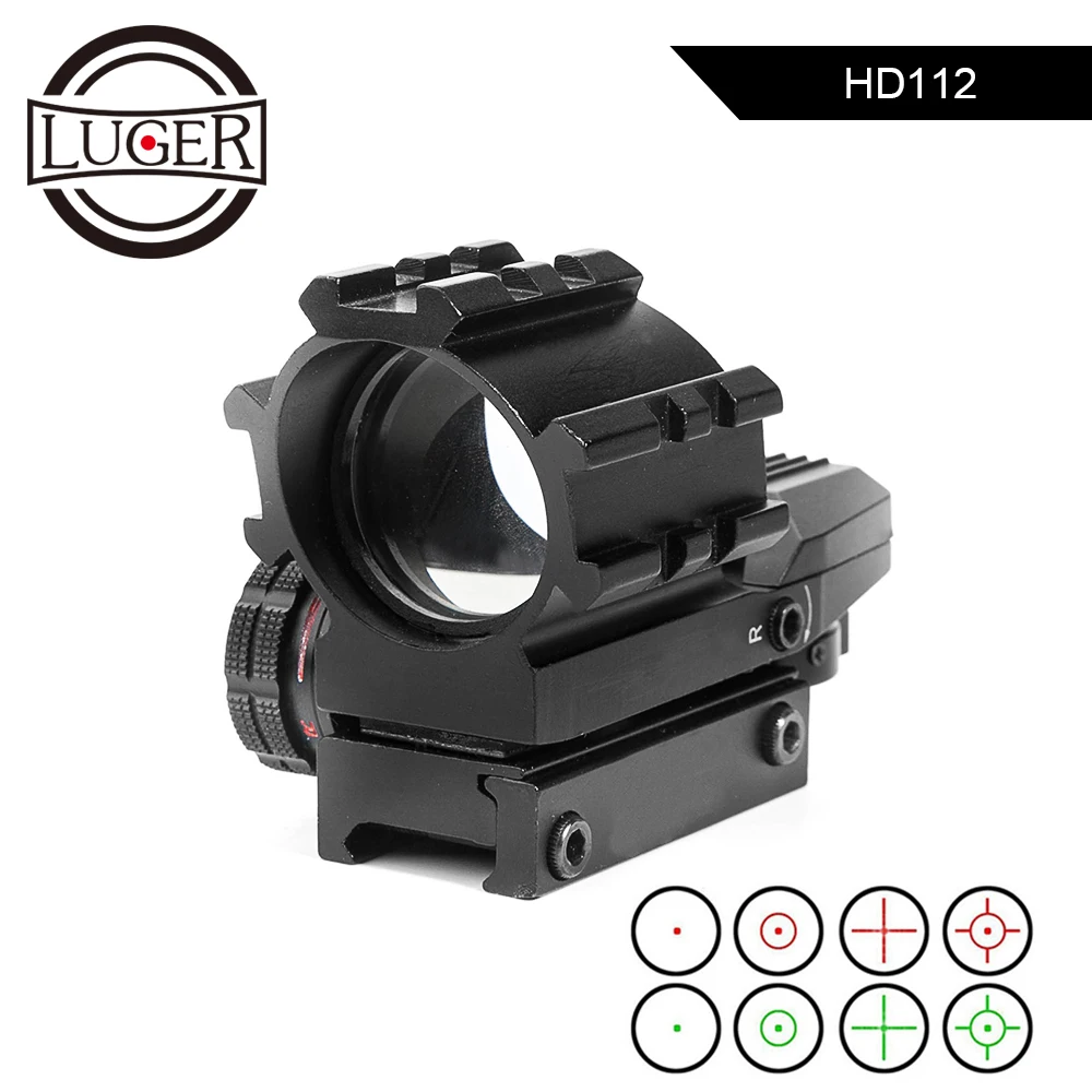 Тактический Оптический прицел 1X33 голографический 4 красный зеленый точечный с 20