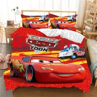 red lightning mcqueen duvet cover set queen car comforter cover cool car style quilt cover kids room teen bed decor bedding set