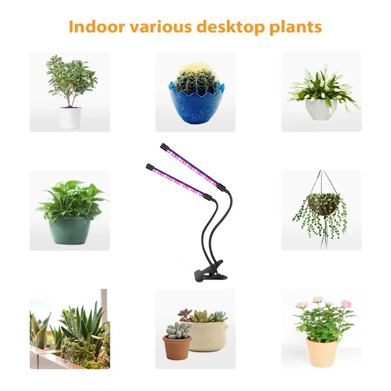 

led grow light grow tent complete kit red light therapy uv light full spectrum 5 gears dimming timed waterproof USB plant light