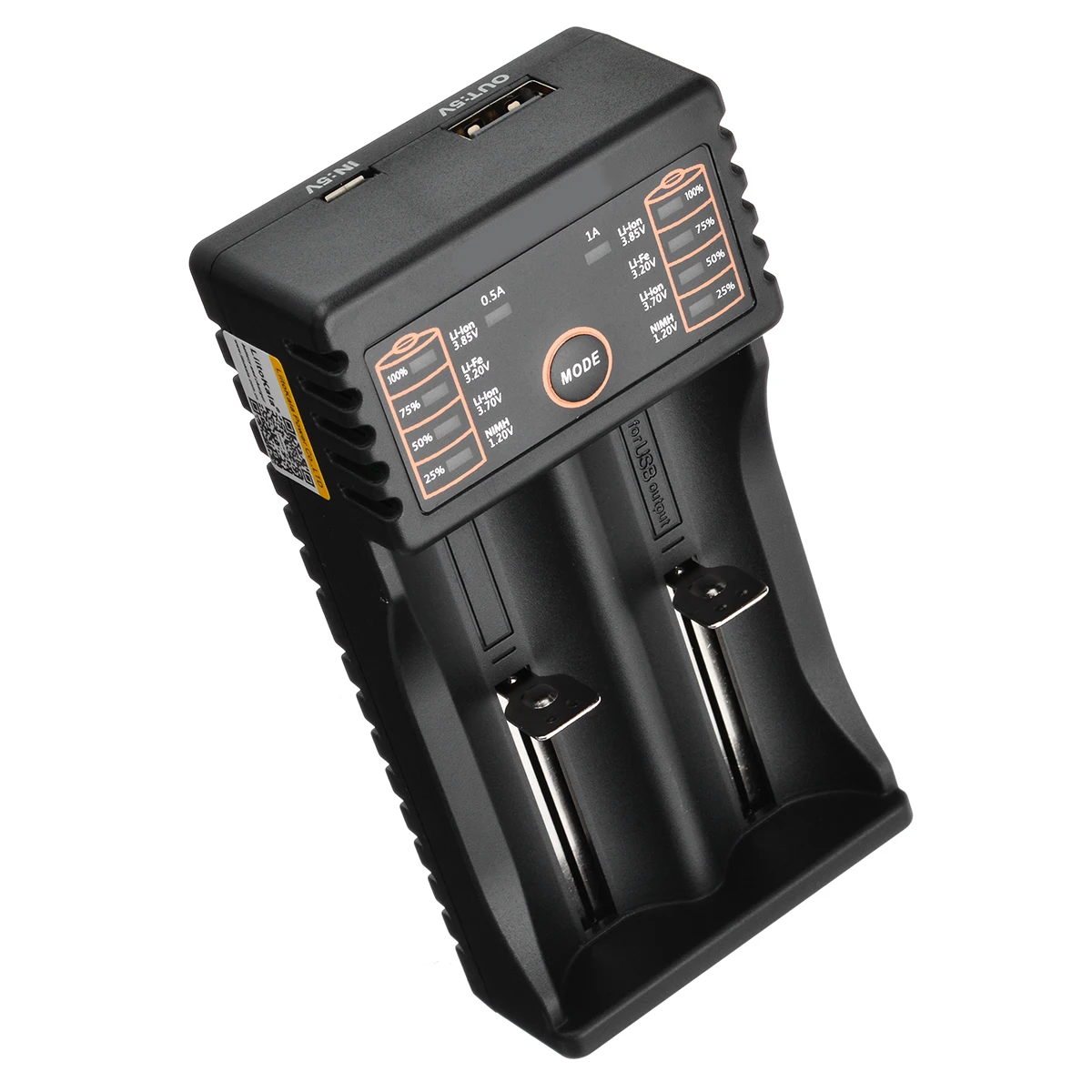 Оригинальное зарядное устройство USB для LiitoKala с двумя слотами зарядки