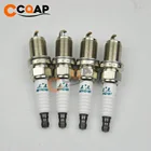 4 шт.лот IK16TT 4701 двойная иридиевая Свеча зажигания для Toyota Mazda Honda Acura Ford IK16TT-4701