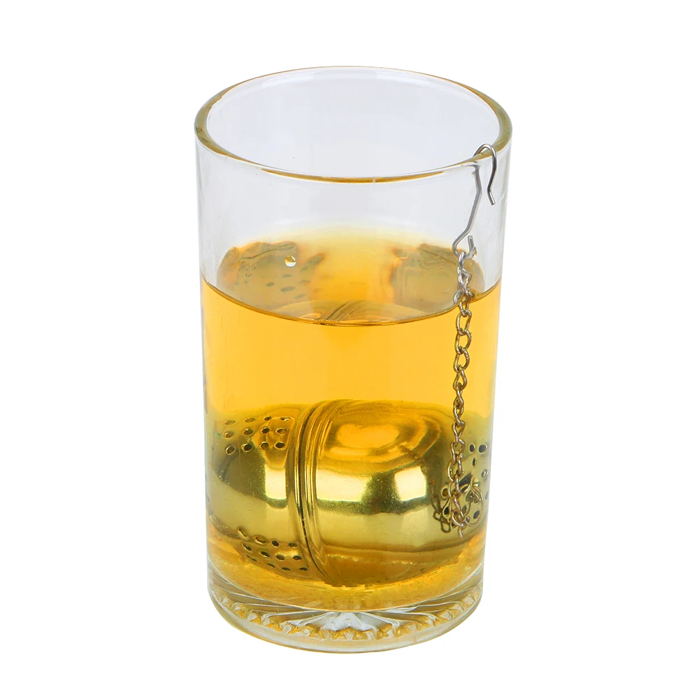 

Hangable Stainless Steel Ball Shape Tea Infuser For Loose Tea Leaf Spice Home Kitchen Accessories Mesh Filter Strainer