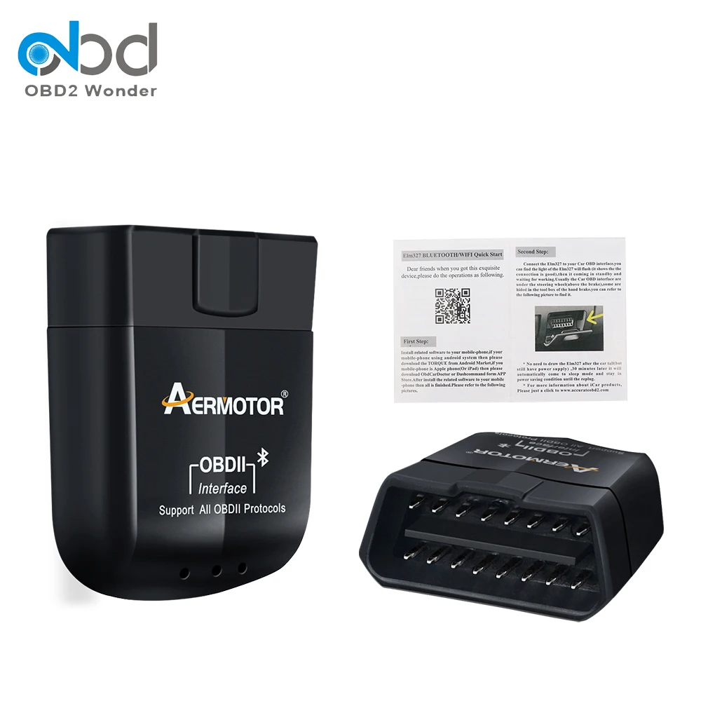 Считыватель кодов AER ELM327 25K80 чип OBD2 WiFi ELM 327 V1.5 PIC18F25K80 BT4.0 Bluetooth 4 0 диагностический