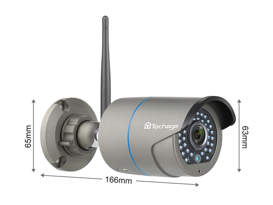 H.265 8CH 1080P 2MP Беспроводная NVR система видеонаблюдения двухсторонняя аудио ИК уличная WiFi ip-камера P2P комплект видеонаблюдения 1 ТБ HDD