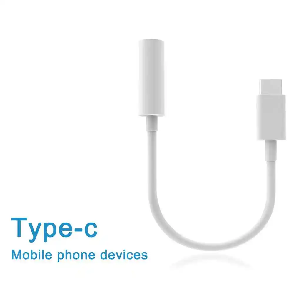 Адаптер Auswaur USB Type-C-3 5 мм 5В белый | Мобильные телефоны и аксессуары
