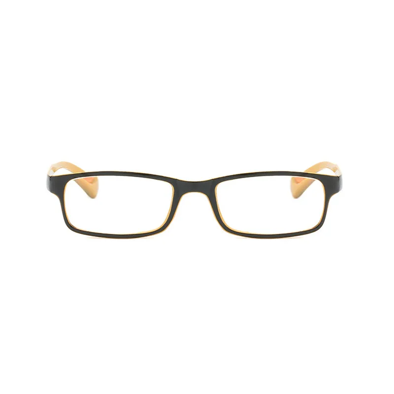 SEEMFLY TR90 очки для чтения для женщин и мужчин квадратные пресбиопические очки женские мужские очки при дальнозоркости оптика диоптрий очки - Цвет оправы: Цвет: желтый