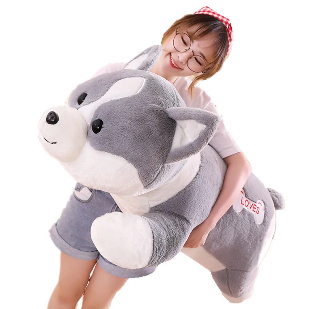 melhor Fancytrader 47 Giant Giant Gigante Corgi Brinquedo De Pelúcia Grande Gordo Shiba Inu Cão Boneca Animal Dormir Travesseiro Para Meninos Meninas Presente 120cm 3 Cores