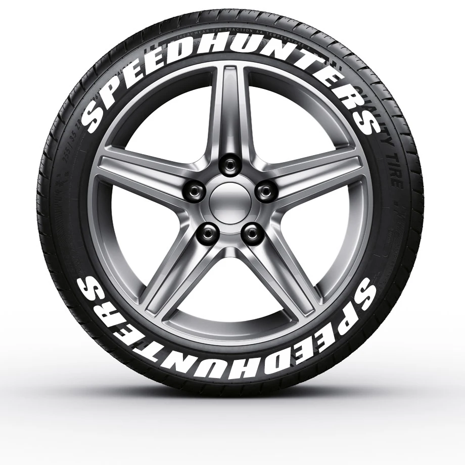 1 06 ″ шины для легковых автомобилей стикеры с надписями ПВХ 3D Letterring Сделай Сам