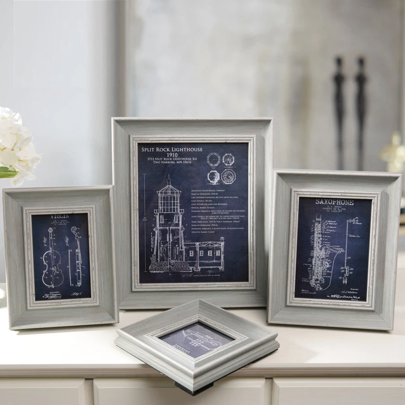 Рамка для фотографий деревянная 4 6 дюйма 7 10 | Дом и сад