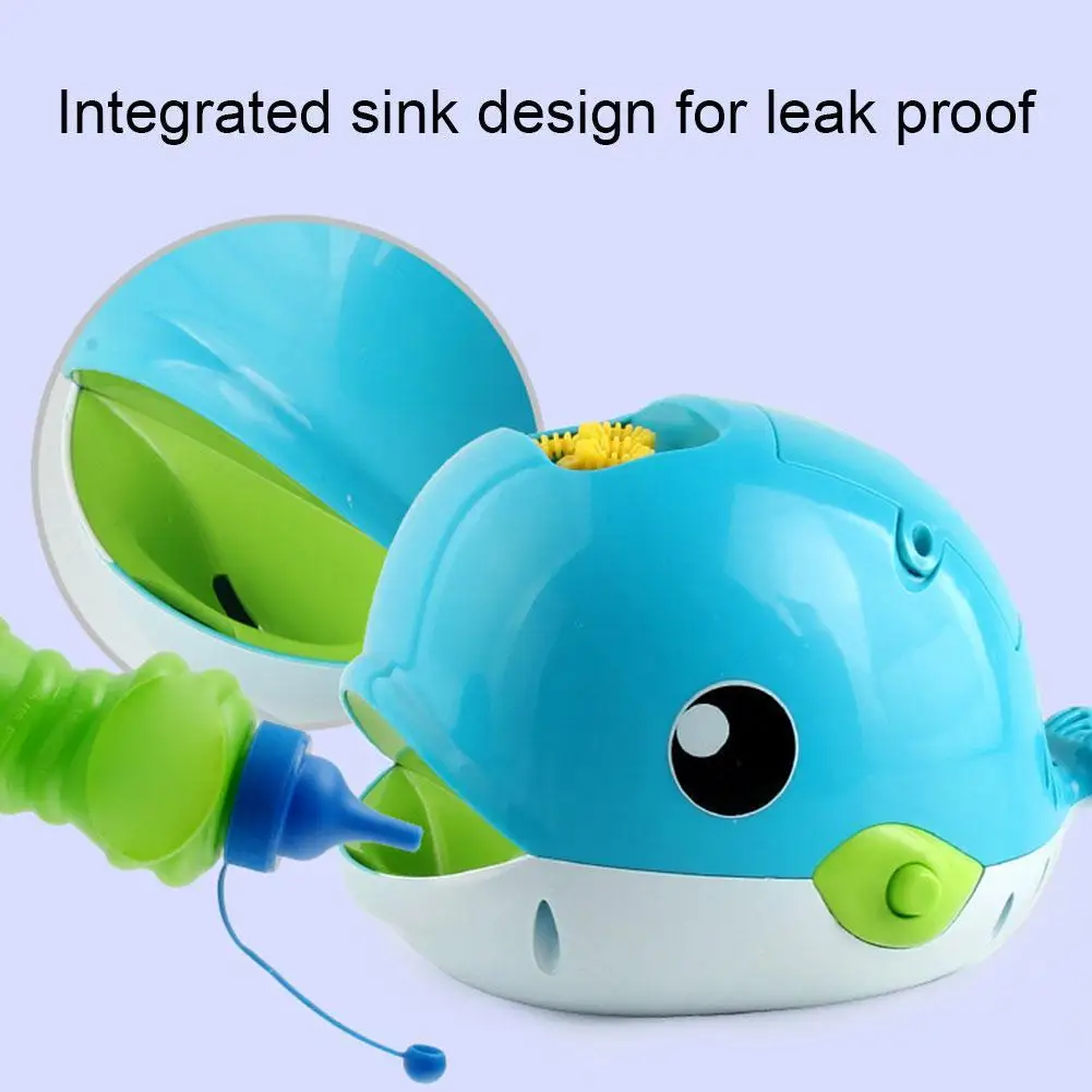 

Automatic Bubble Machine Cartoon Blue Whale Bubble Maker Bubble Blower Toy For Kids Boys Girls