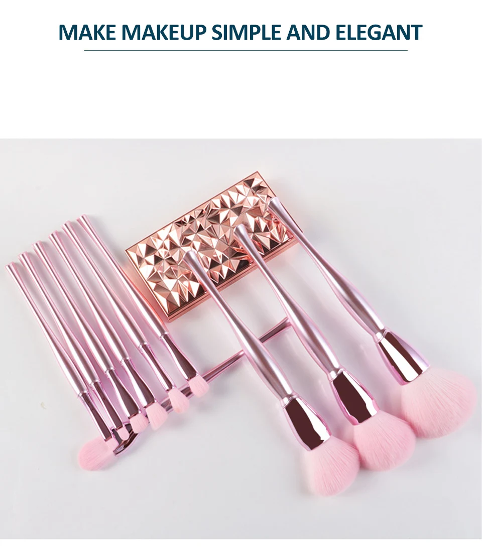 

10Pcs/Set Professional Eyes Makeup Brushes Set Wood Handle Eyeshadow Eyebrow Eyeliner Blending Powder Smudge Brush Make Up Tool