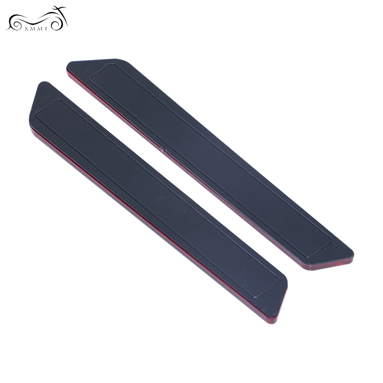 Красный отражатели мотоцикл жесткий сума крышки с защелкой декоративные